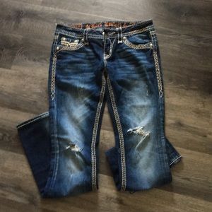 Like new rock revival jeans